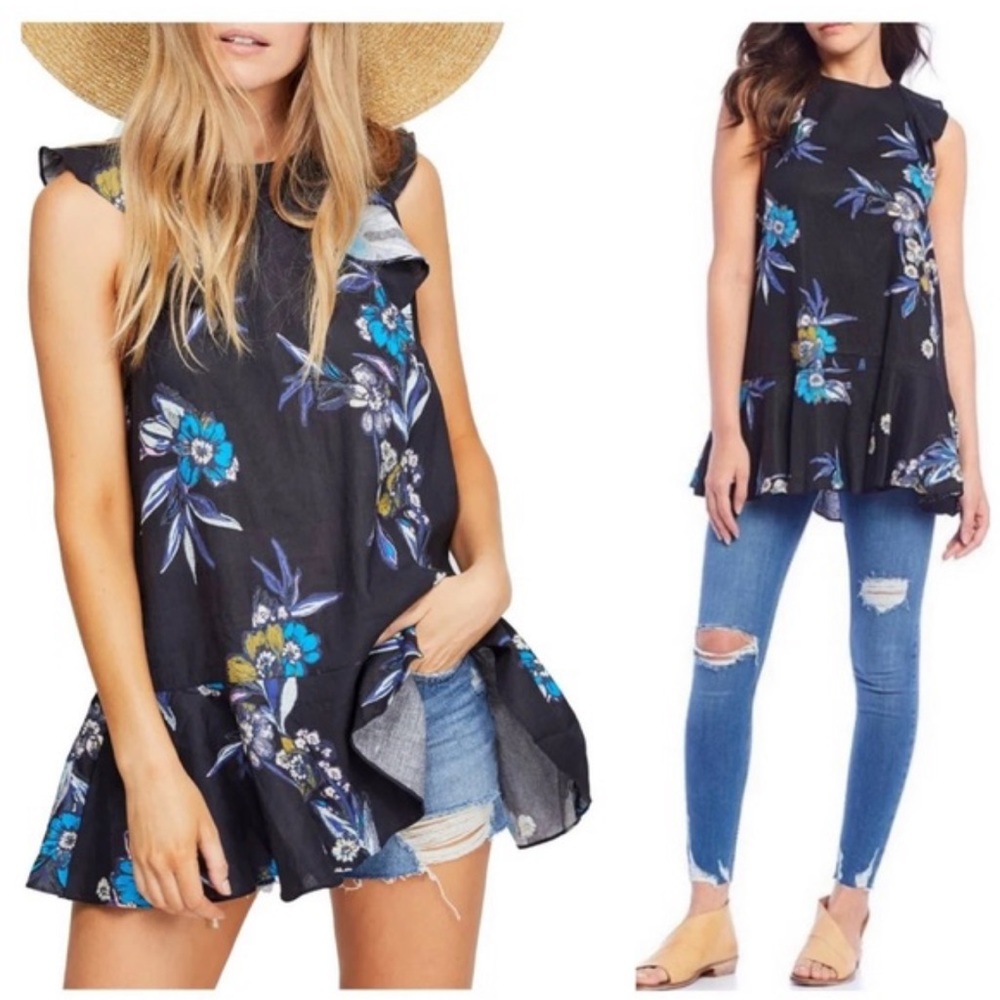 Summer In Tulum Linen Tunic Top Dress- small